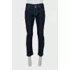 Men's dark blue jeans