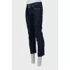 Men's dark blue jeans