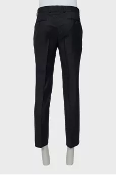 Men's trousers black