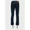 Men's blue jeans with buttons