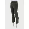 Men's green corduroy trousers