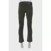 Men's green corduroy trousers
