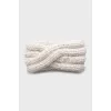 Headband with lurex thread