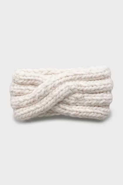 Headband with lurex thread