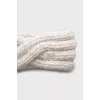 Headband with lurex thread