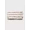 Headband with lurex thread