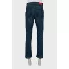 Men's jeans with distressed effect