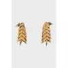 Earrings in the form of ears of corn
