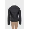 Padded jacket with collar