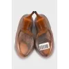 Pink leather shoes