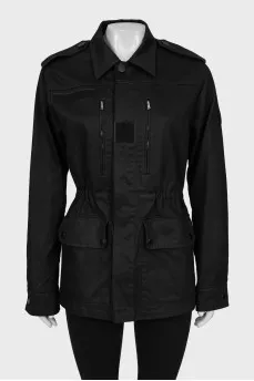 Fitted jacket with buttons
