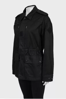 Fitted jacket with buttons