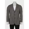 Men's wool jacket in a combination of colors