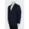 Men's Single Breasted Striped Jacket
