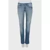 Blue low rise jeans