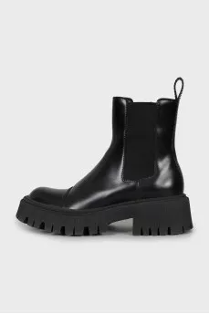 Chunky embossed boots