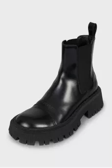 Chunky embossed boots