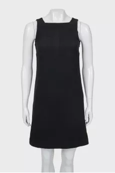 Wool A-line dress