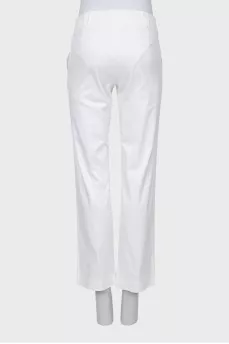 Білі штани straight fit