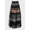 Mesh Maxi Skirt