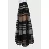Mesh Maxi Skirt