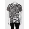 Straight T-shirt with print