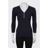 Ribbed fitted jumper