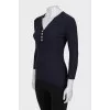 Ribbed fitted jumper