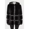 Mink fur coat