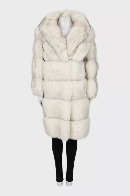 Fox fur coat