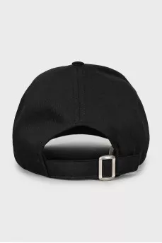 Cap with branded embroidery