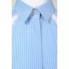 Shirt with lace inserts