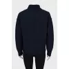Dark blue wool sweater