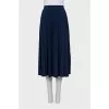 Pleated blue skirt