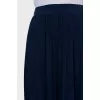 Pleated blue skirt