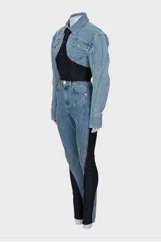 Combination suit with trousers