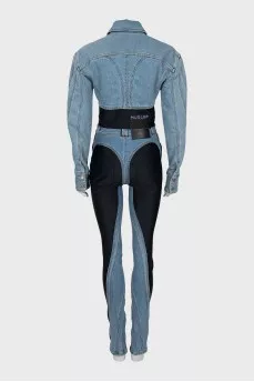 Combination suit with trousers