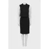 Sheath dress with tag