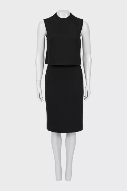 Sheath dress with tag