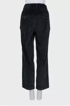 Вельветовые брюки straight fit