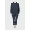 Sports suit with shiny decor