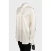 Loose fit silk shirt