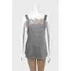 Top with lace