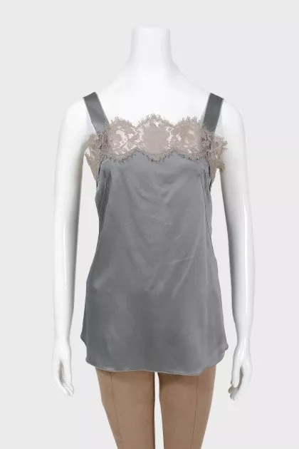 Top with lace