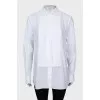 White shirt with cufflinks