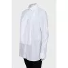 White shirt with cufflinks