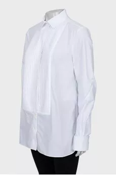 White shirt with cufflinks