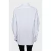 White shirt with cufflinks