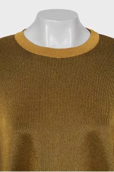 Gold colored sweater
