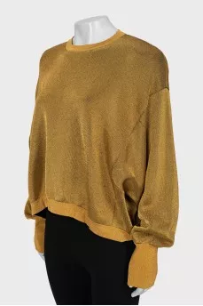 Gold colored sweater
